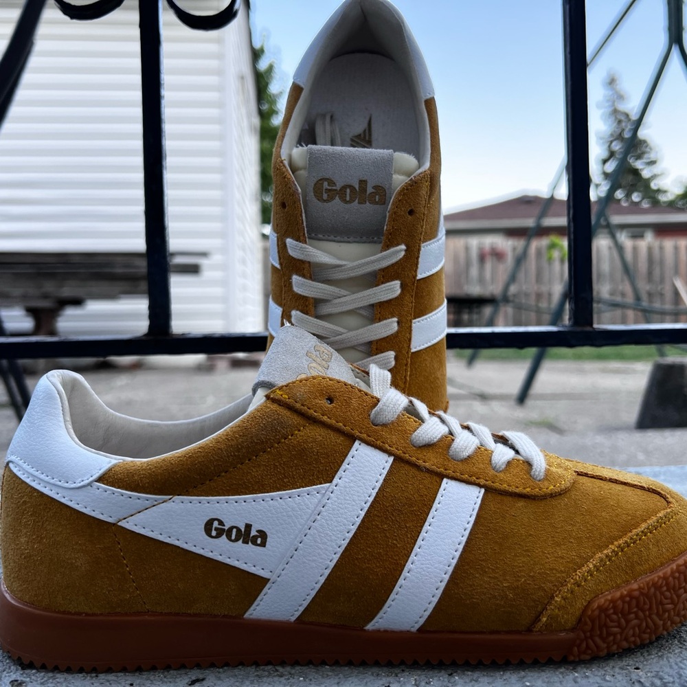 Gola Mustard and White Casual Shoes